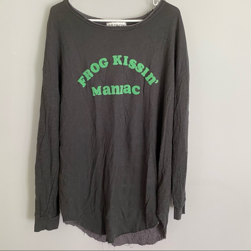Wildfox frog kissing maniac Tuscany tunic size L EUC